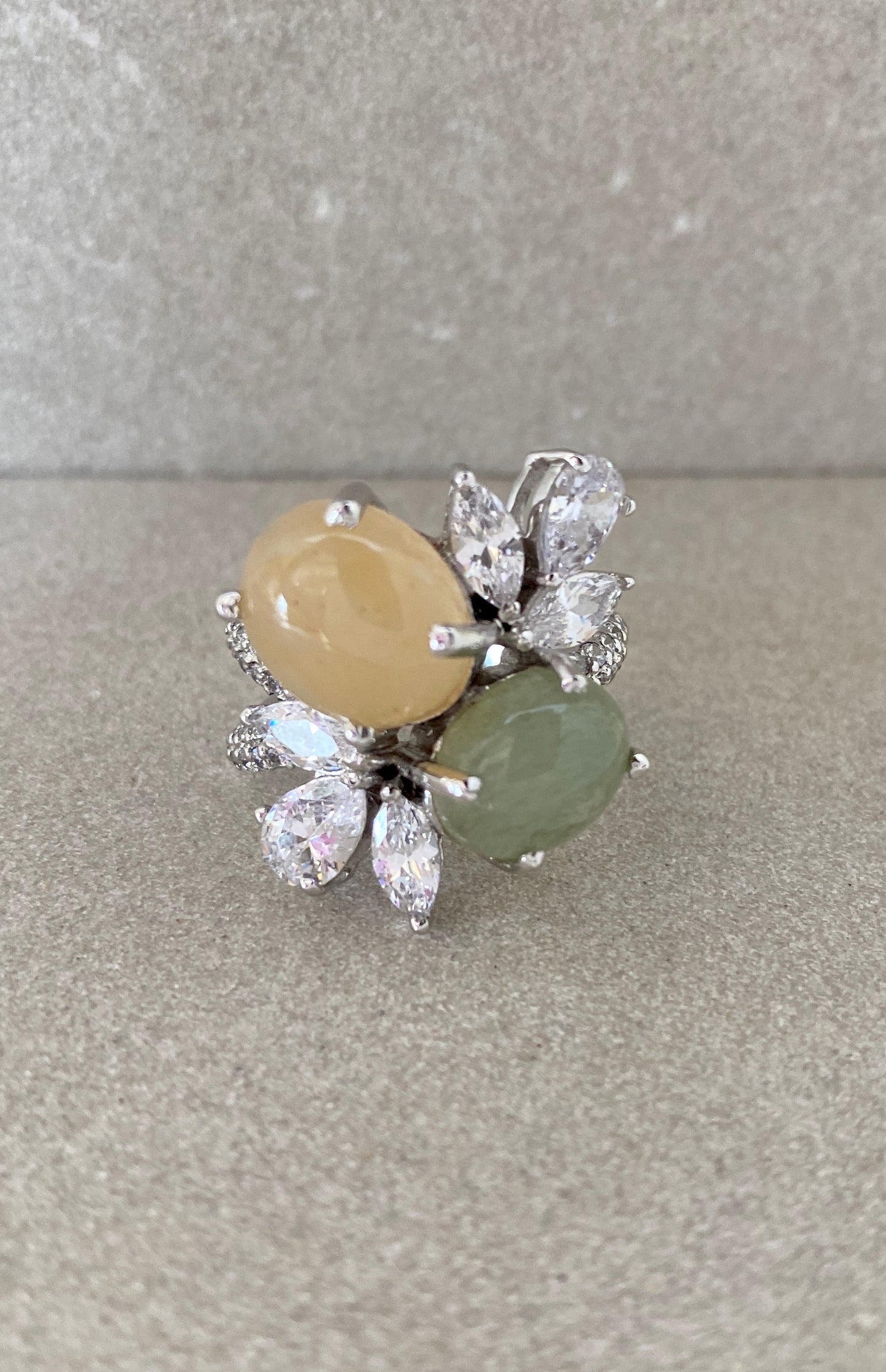 Lemon Lime Sparkle Ring