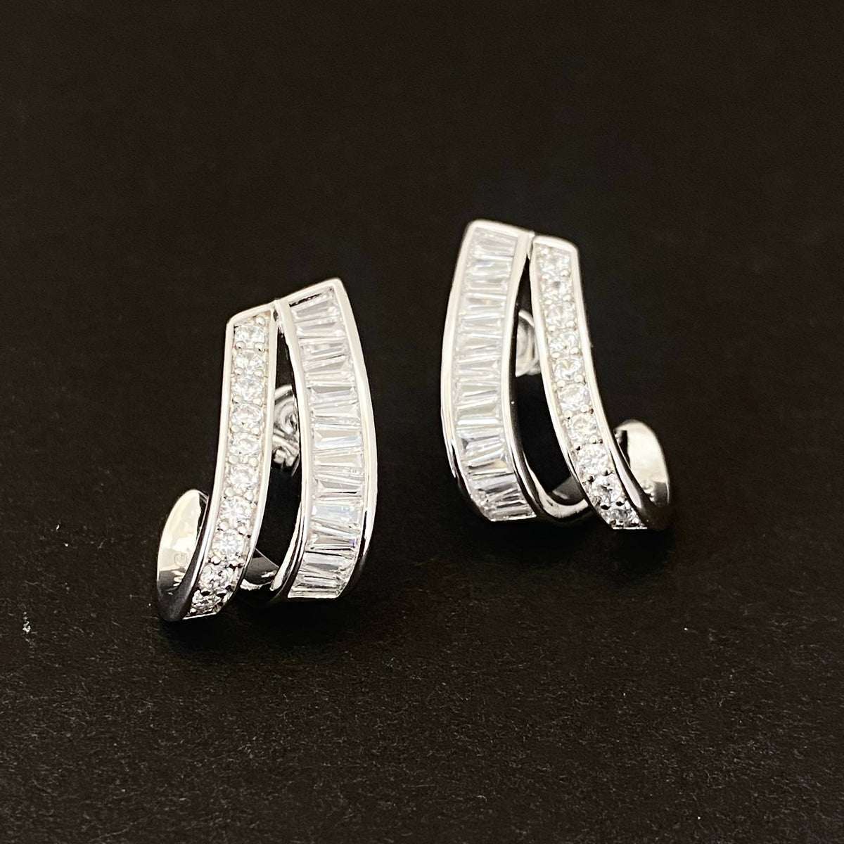 Crystal Arc Studs