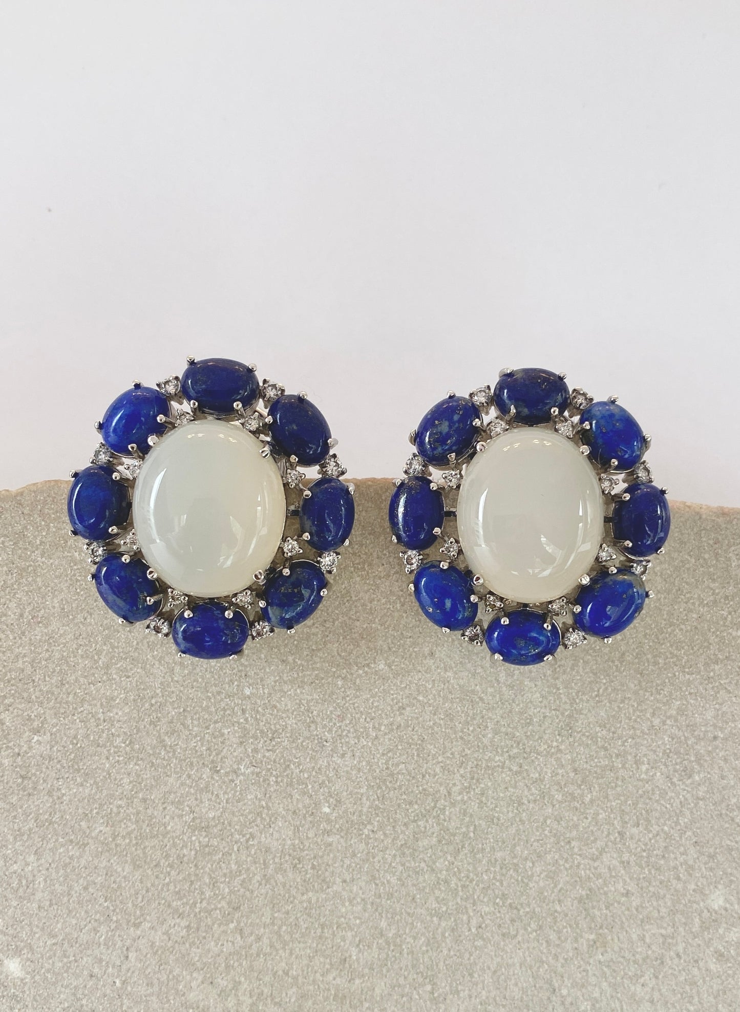 Radiant Gem Circle Studs