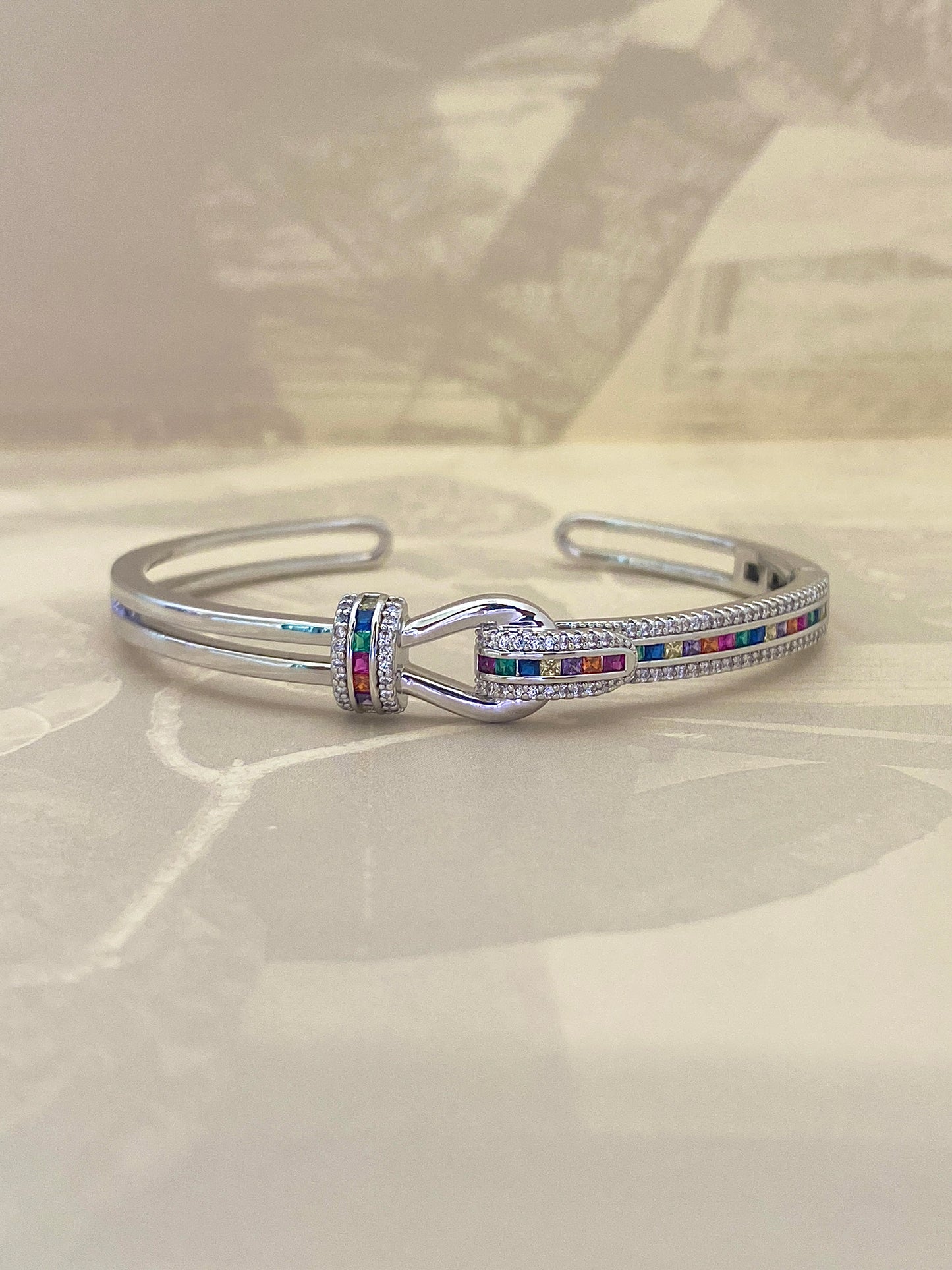 Rainbow Spark Cuff