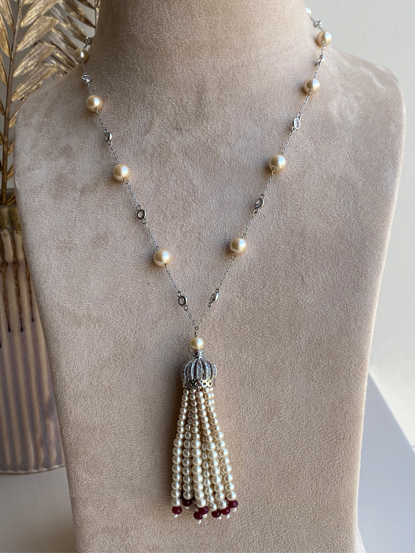 Starlit Fringes Tassel Necklace