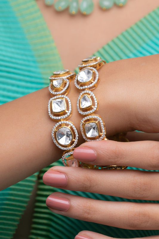 Openable Polki Kada (1 Piece)