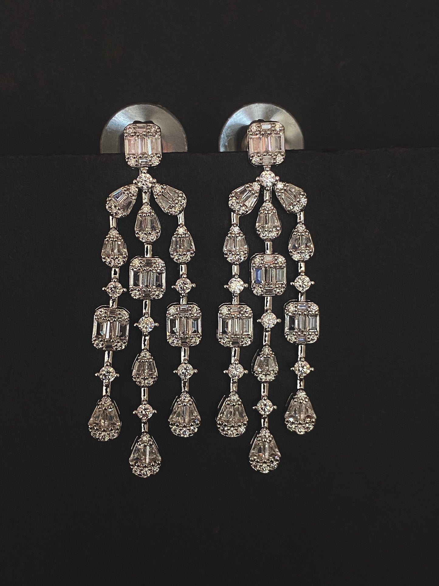 Crystal Veil Earrings