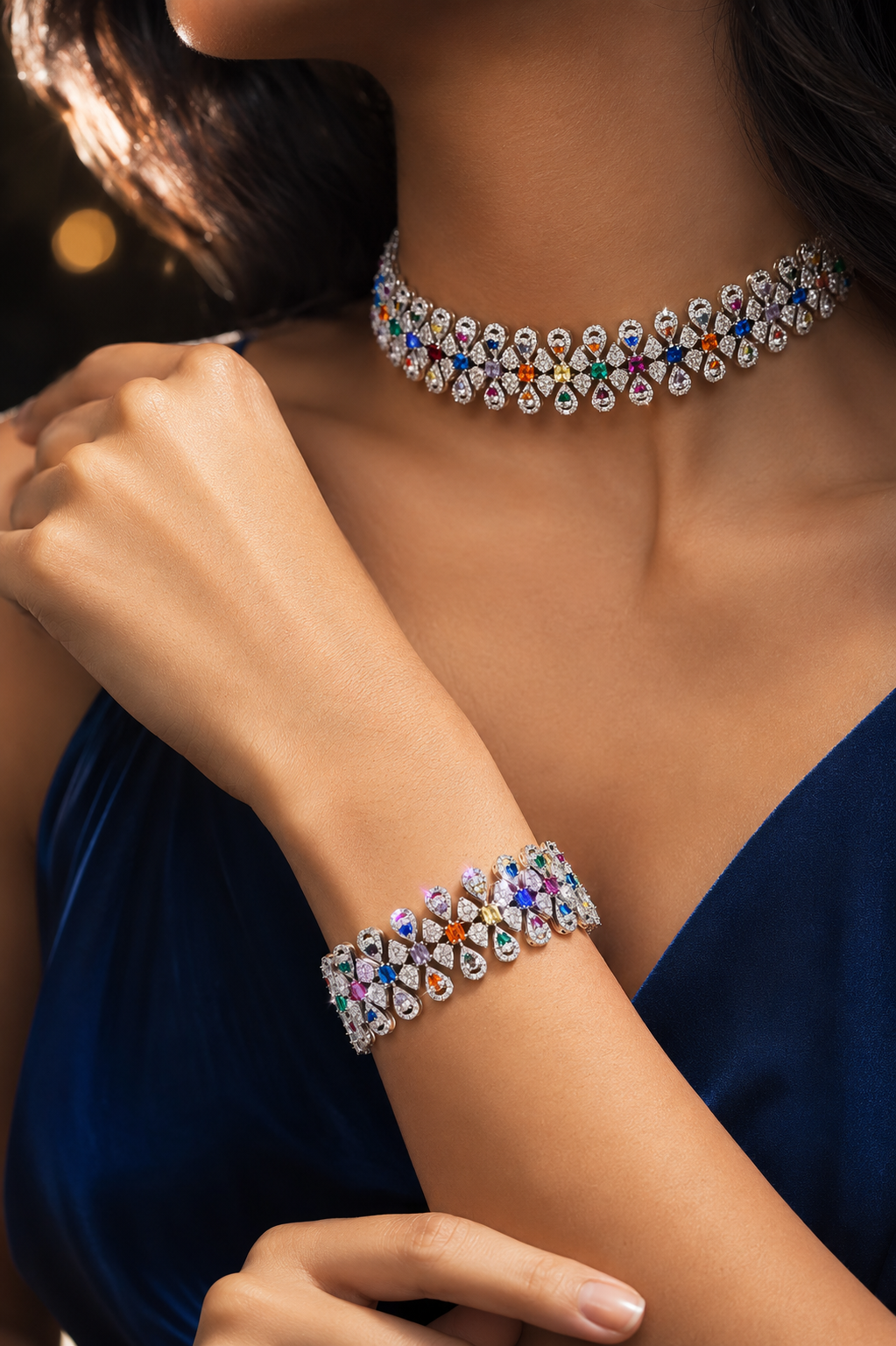Vivid Vault Diamond Choker Set