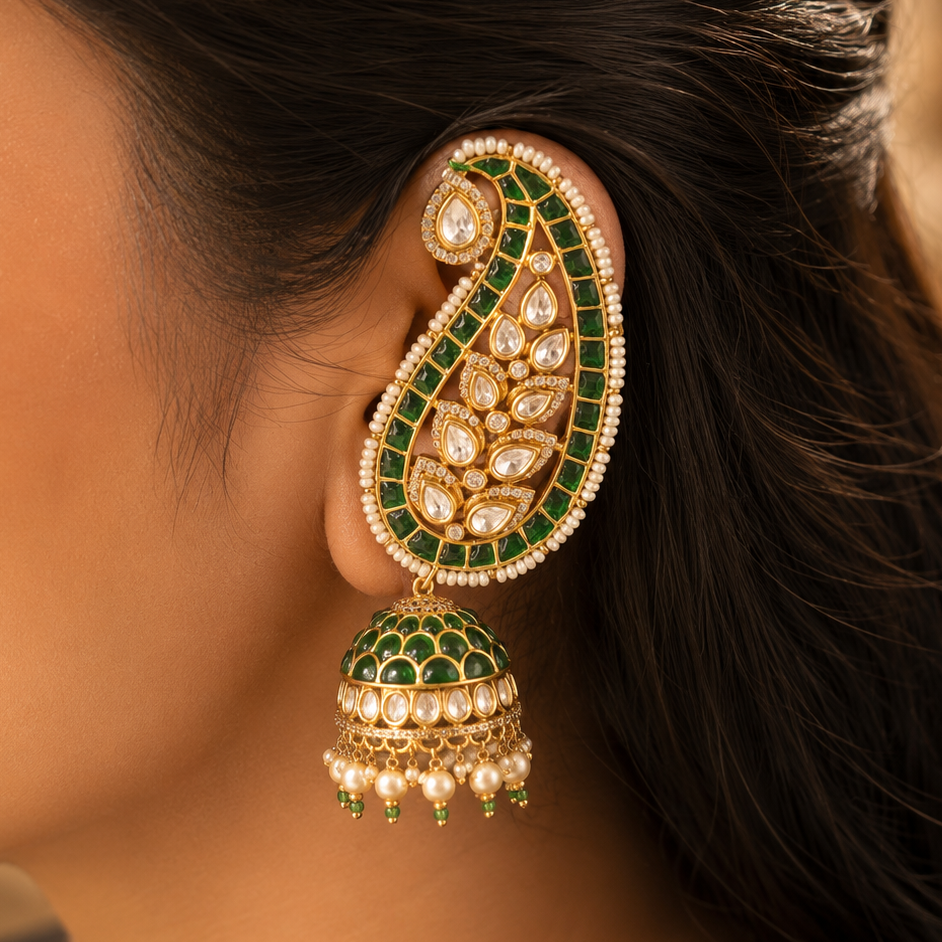 Royal Ear Cuff Earrings