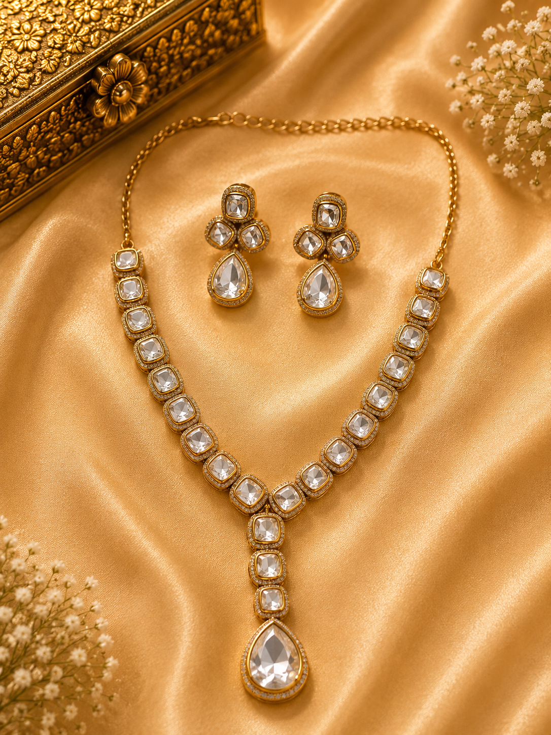 Malaika Arora in Opulence Necklace Set