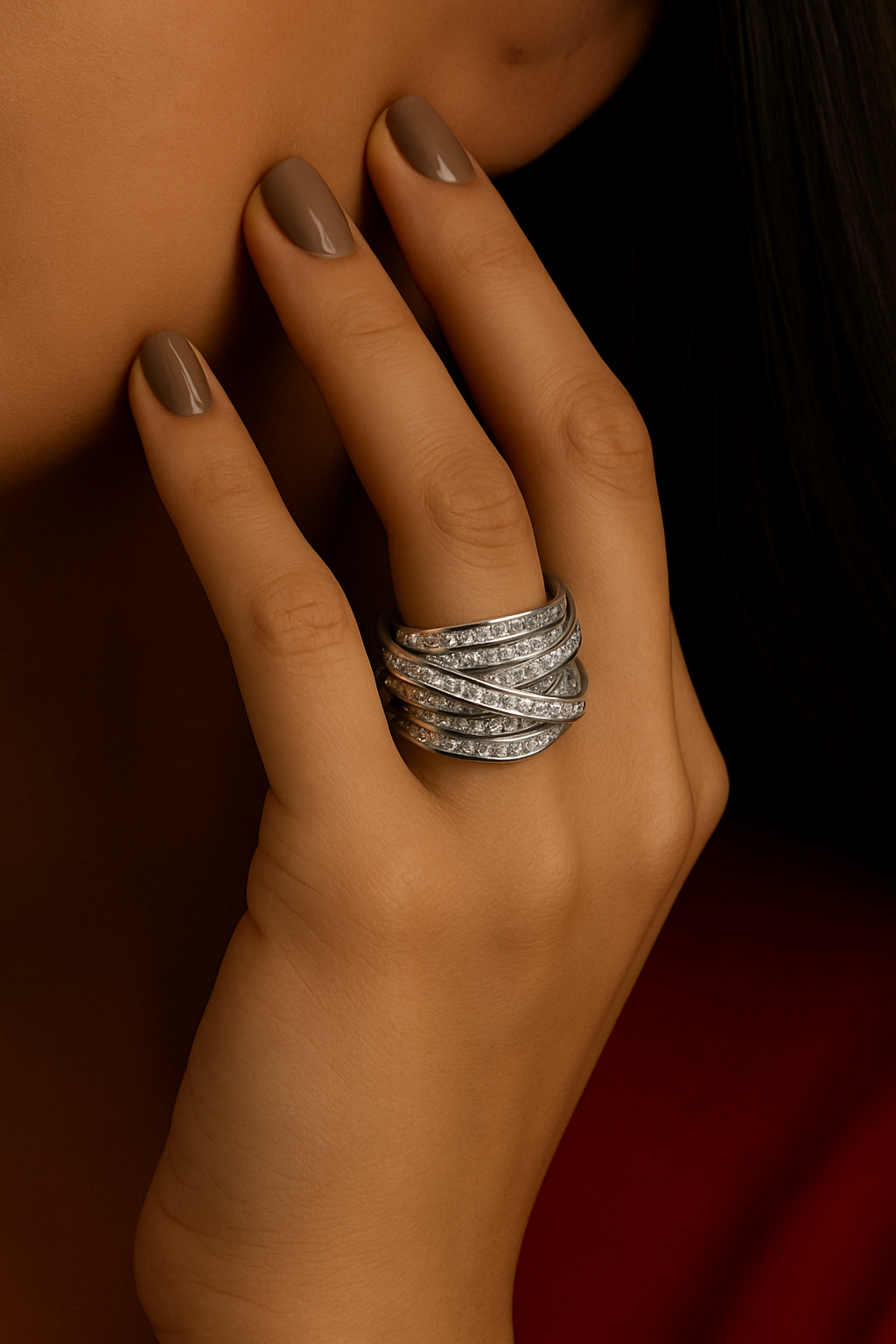 Wamiqa Gabbi in Band Bliss Ring