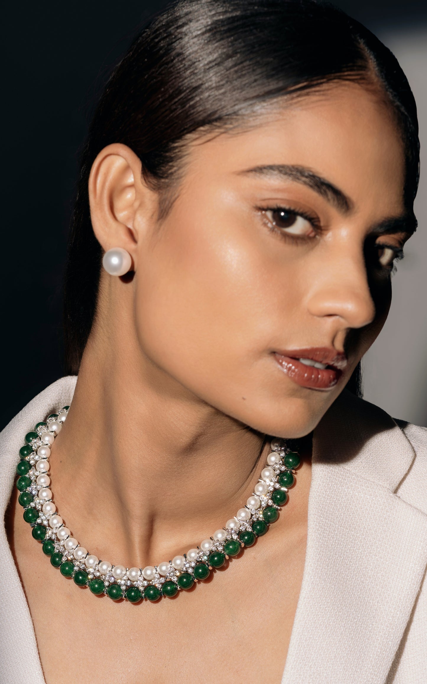 Vivid Jade Necklace Set