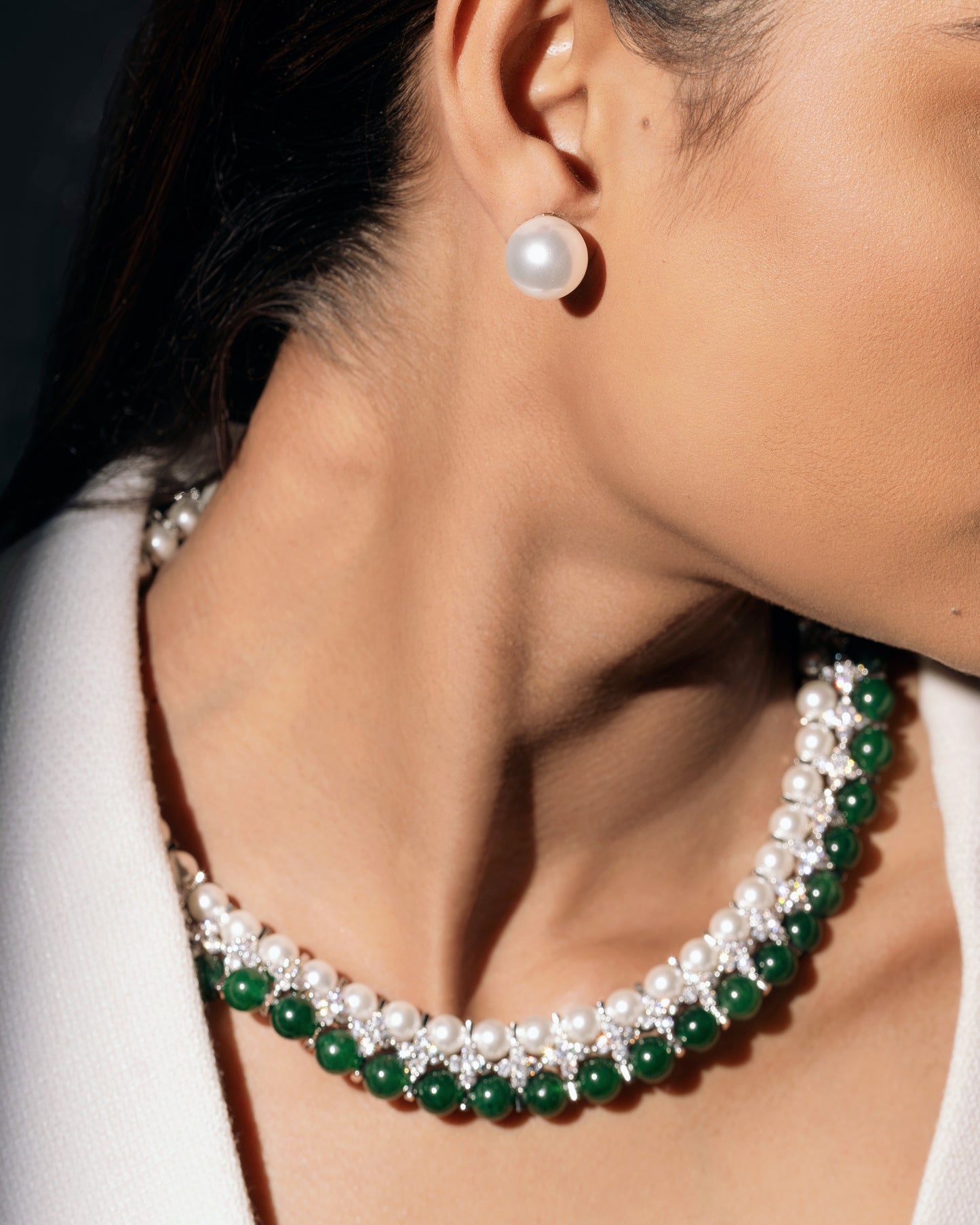 Vivid Jade Necklace Set