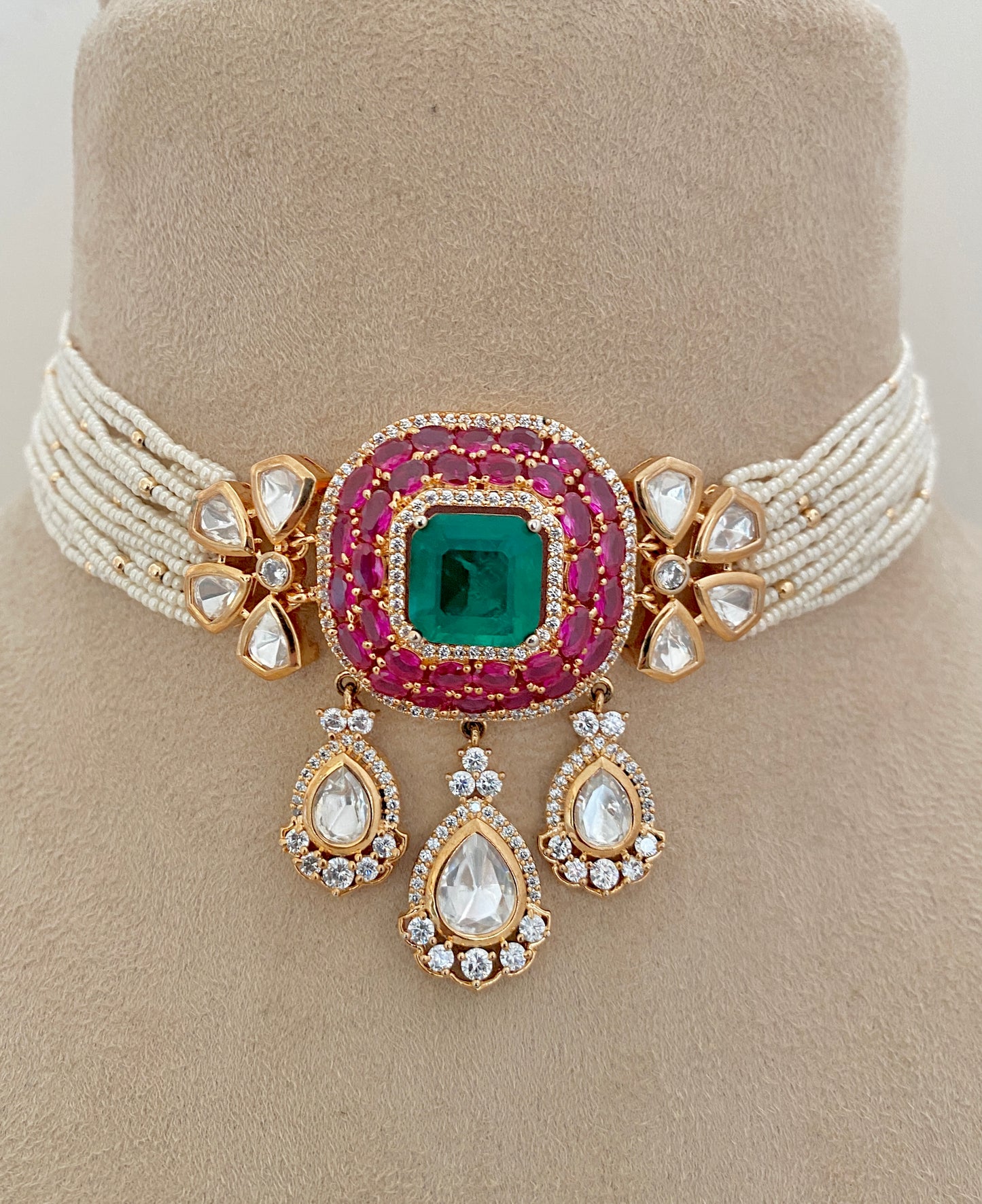 Bridal Choker Necklace Set