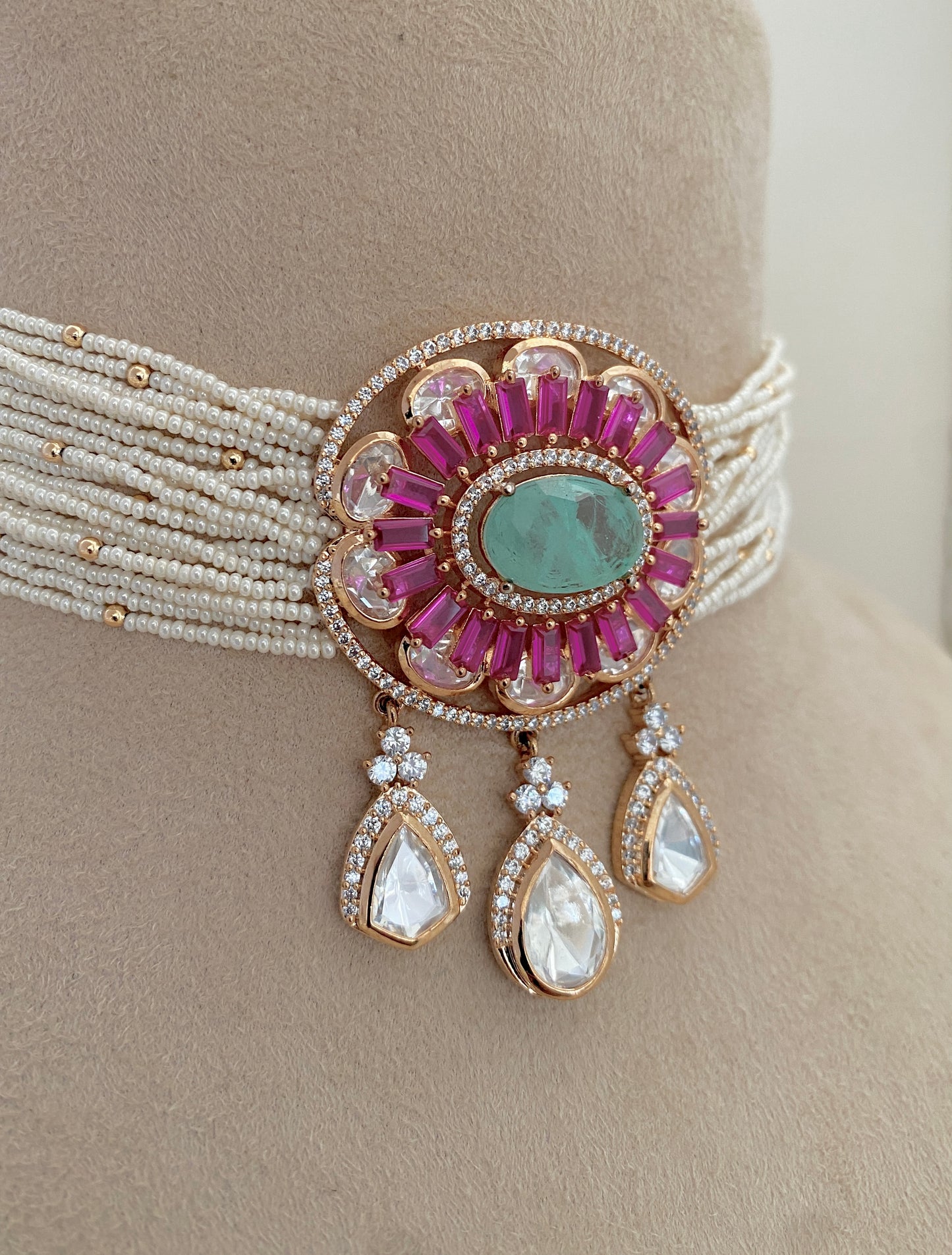 Heavy Bridal Necklace Set