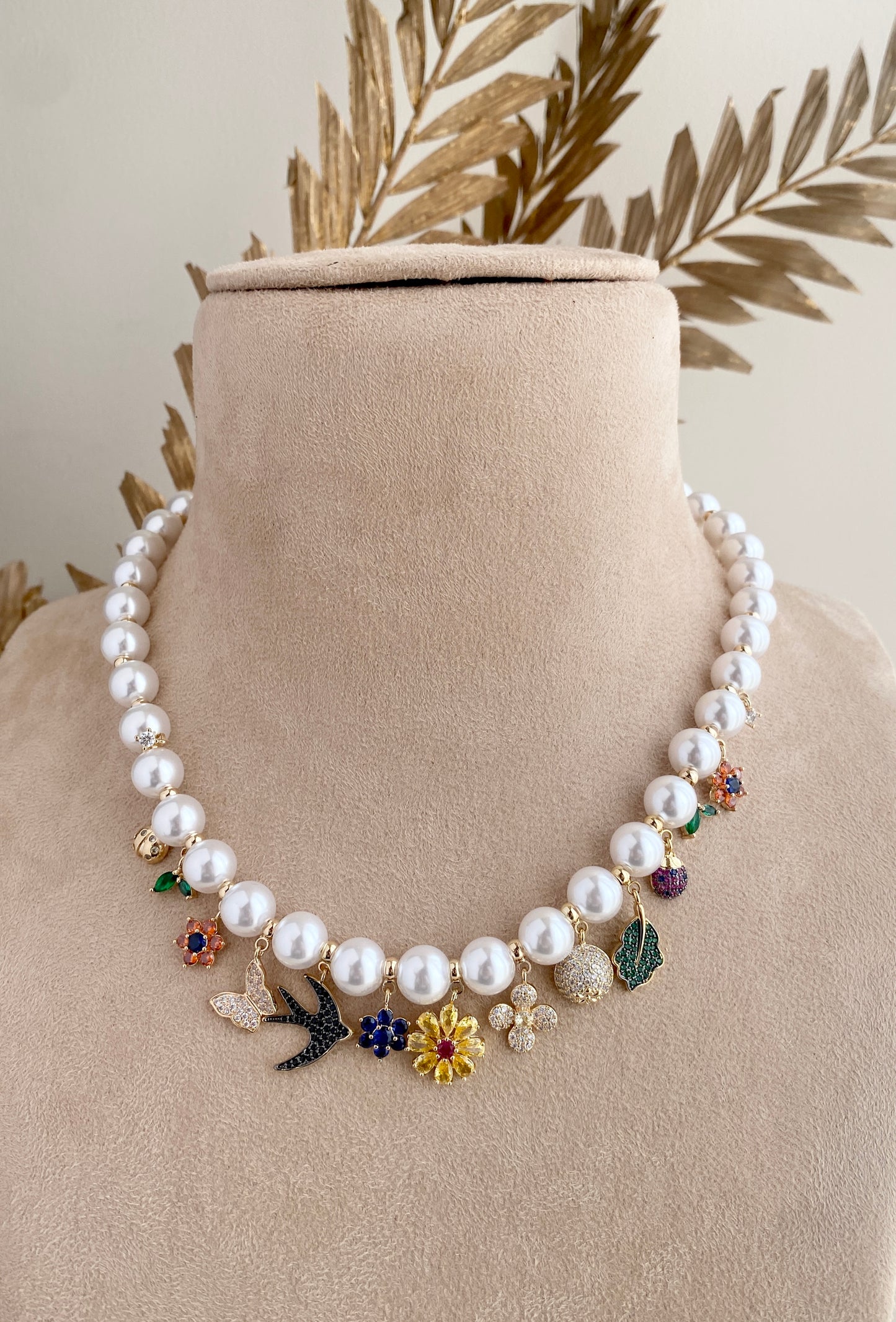 Pearl Charms Necklace
