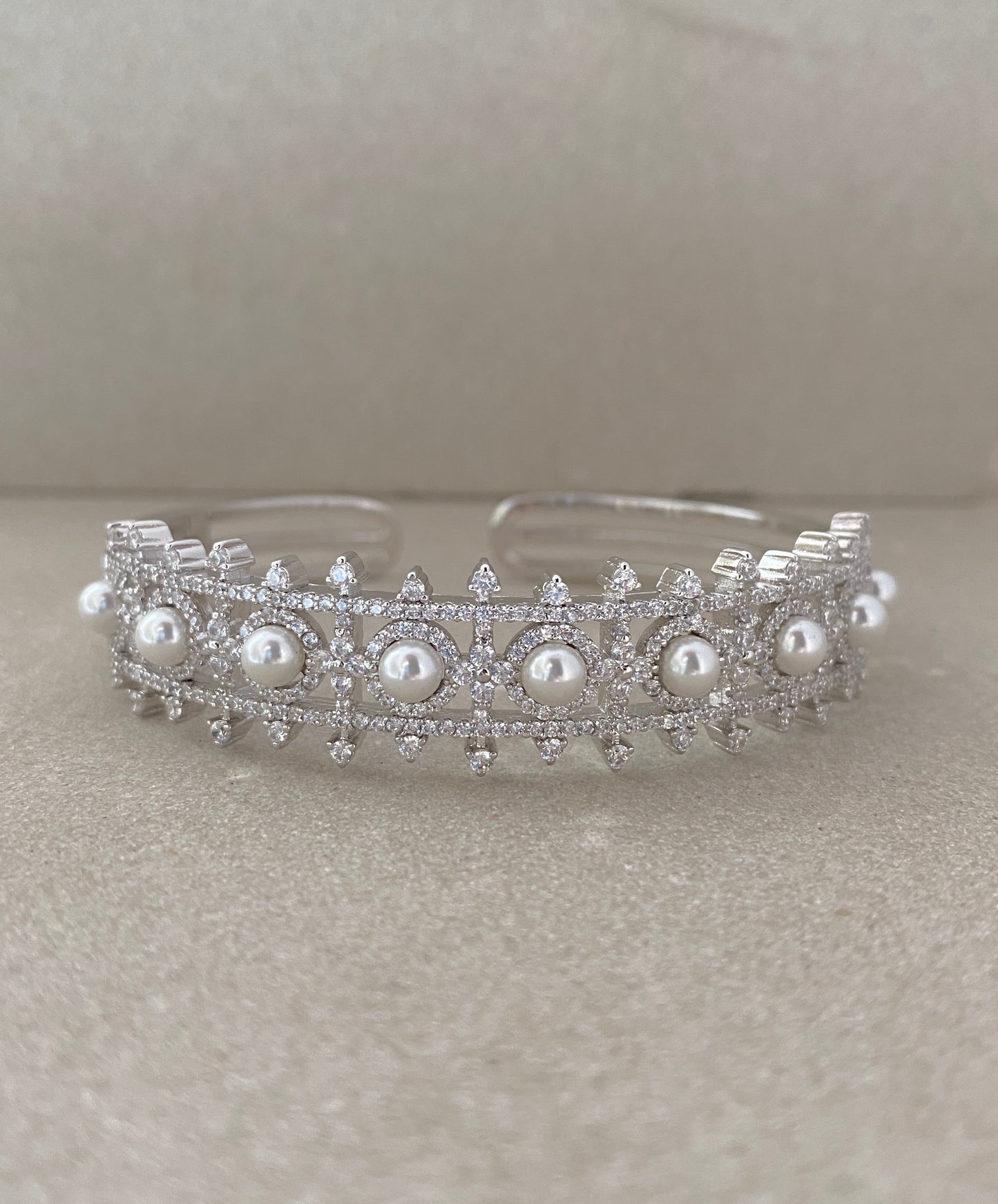 Pearl Forge Cuff Bracelet