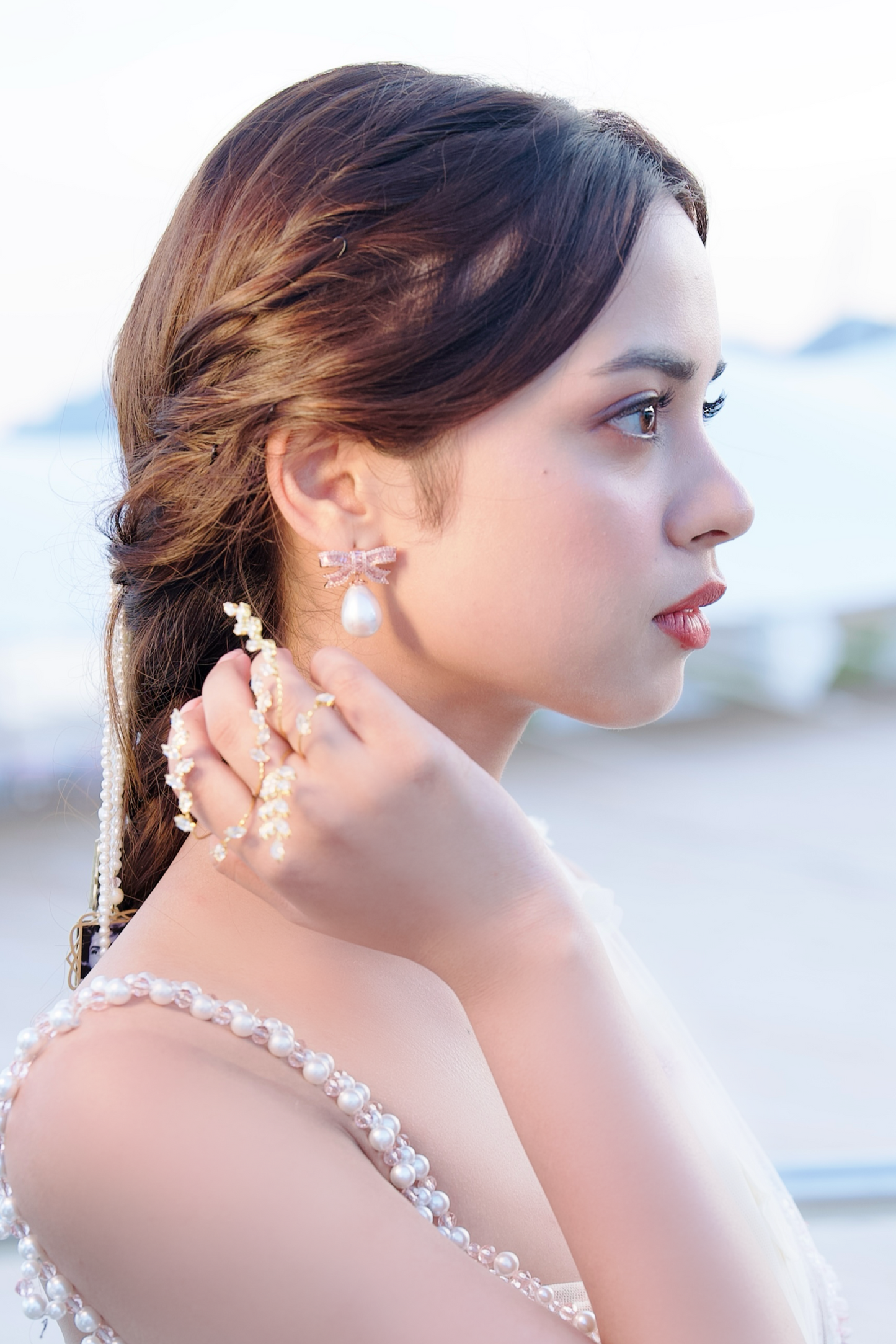 Ribbon Razzle Studs
