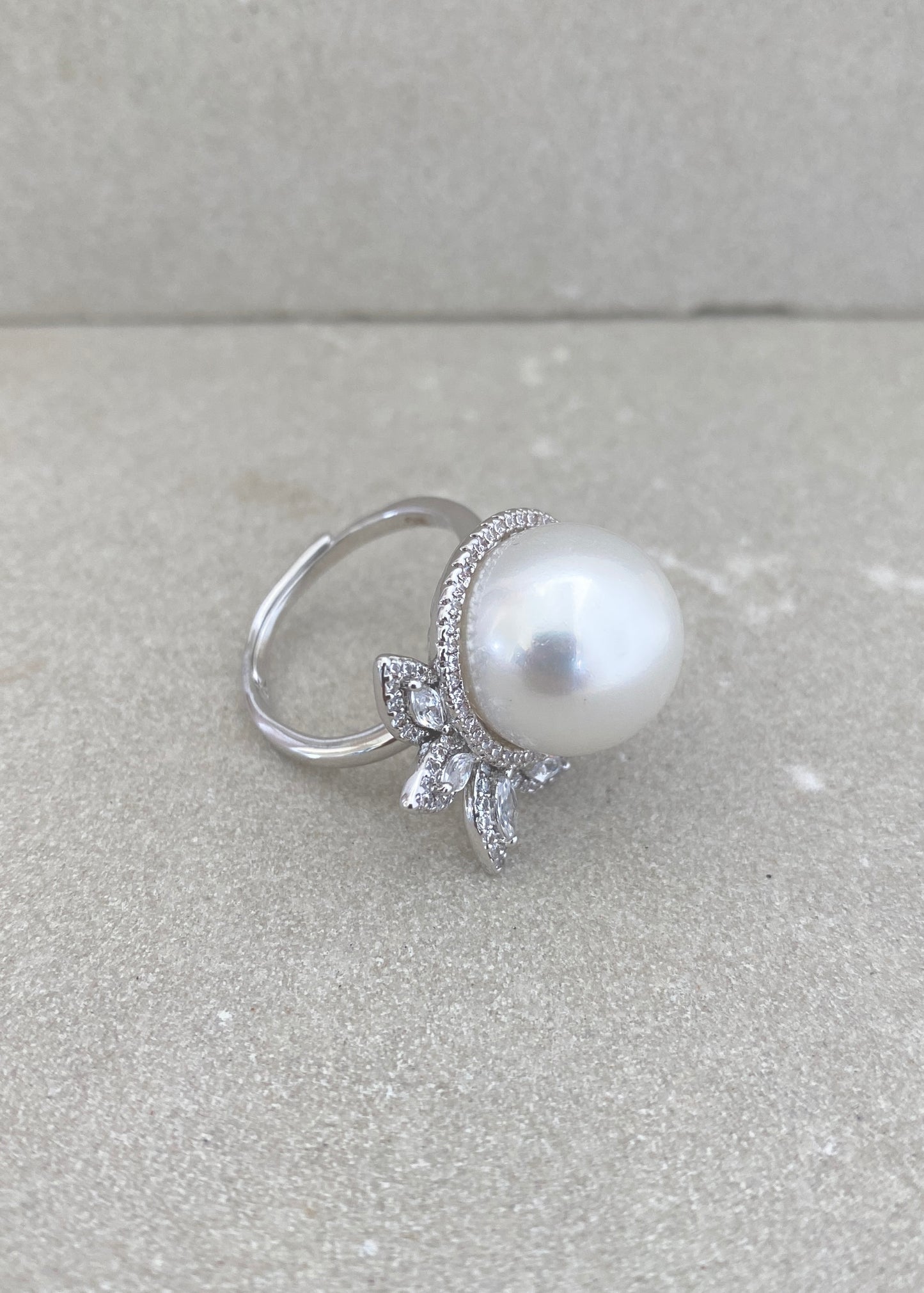 Coral Glow Ring