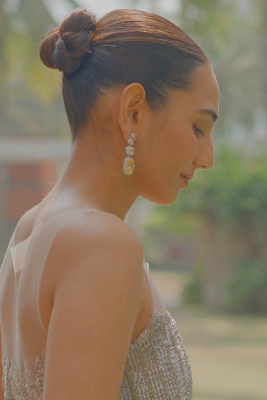 Masoom Minawala in Aria Earrings