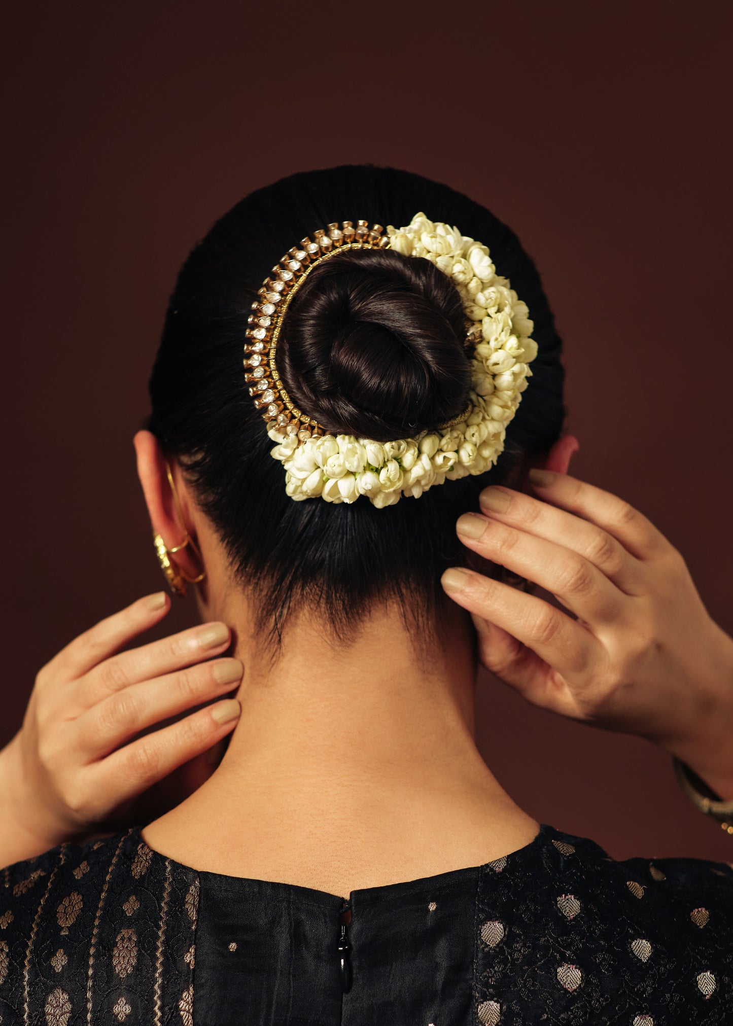 Rekha Bhardwaj in Flexible Polki bracelet (pair)