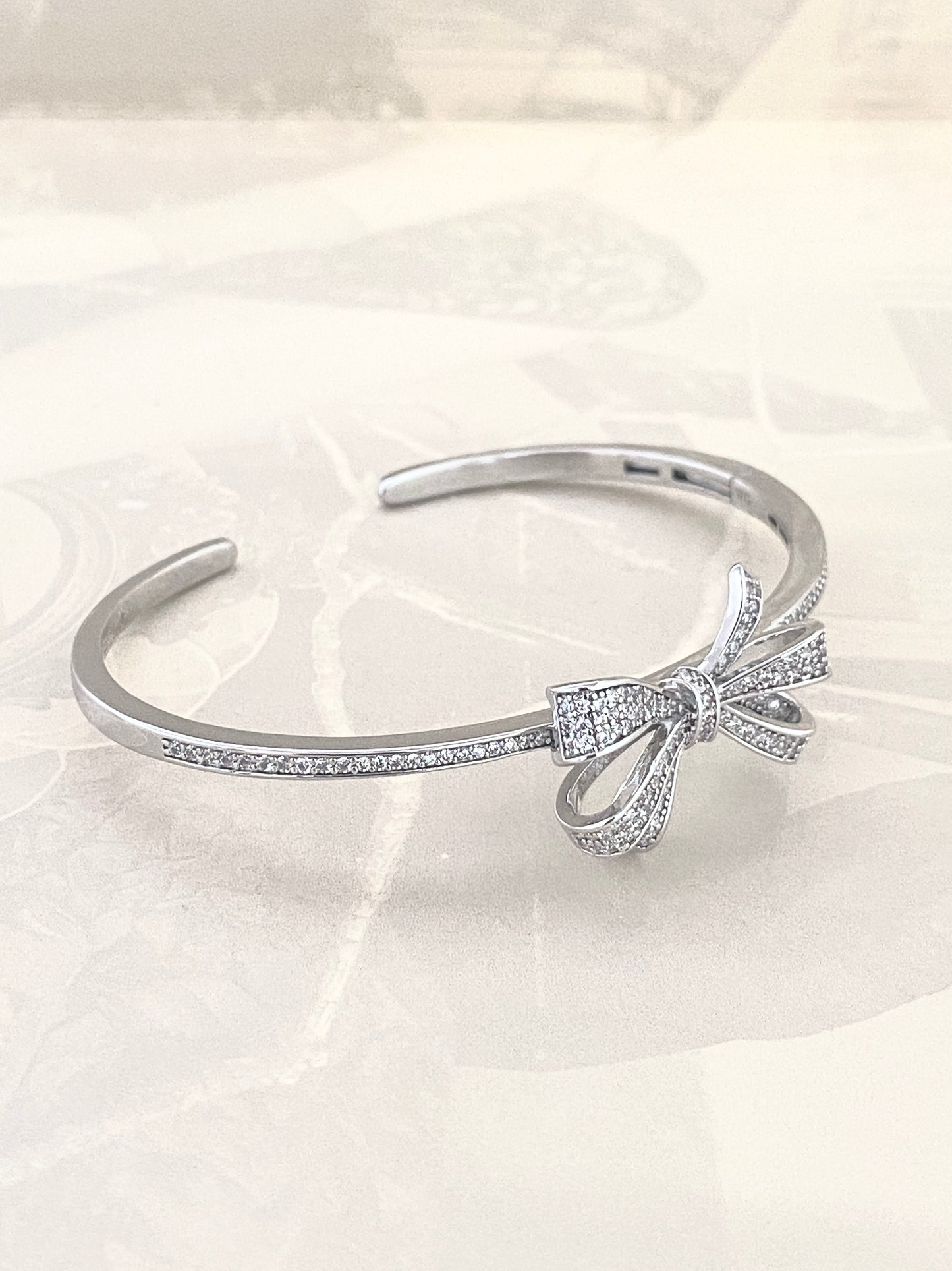 Grace Ribbon Bracelet Cuff
