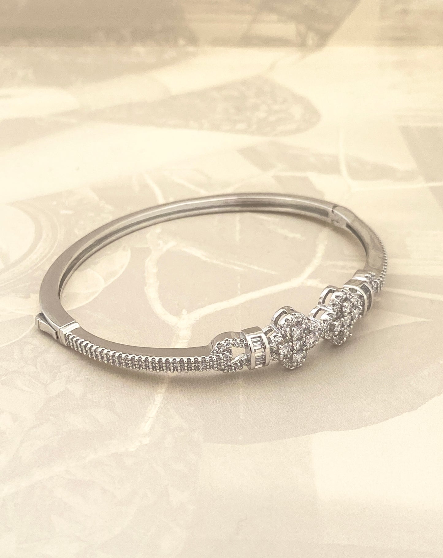 Bloom Knot Crystal Cuff