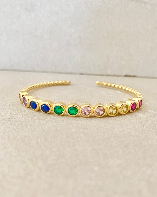 Colorburst Gold Cuff