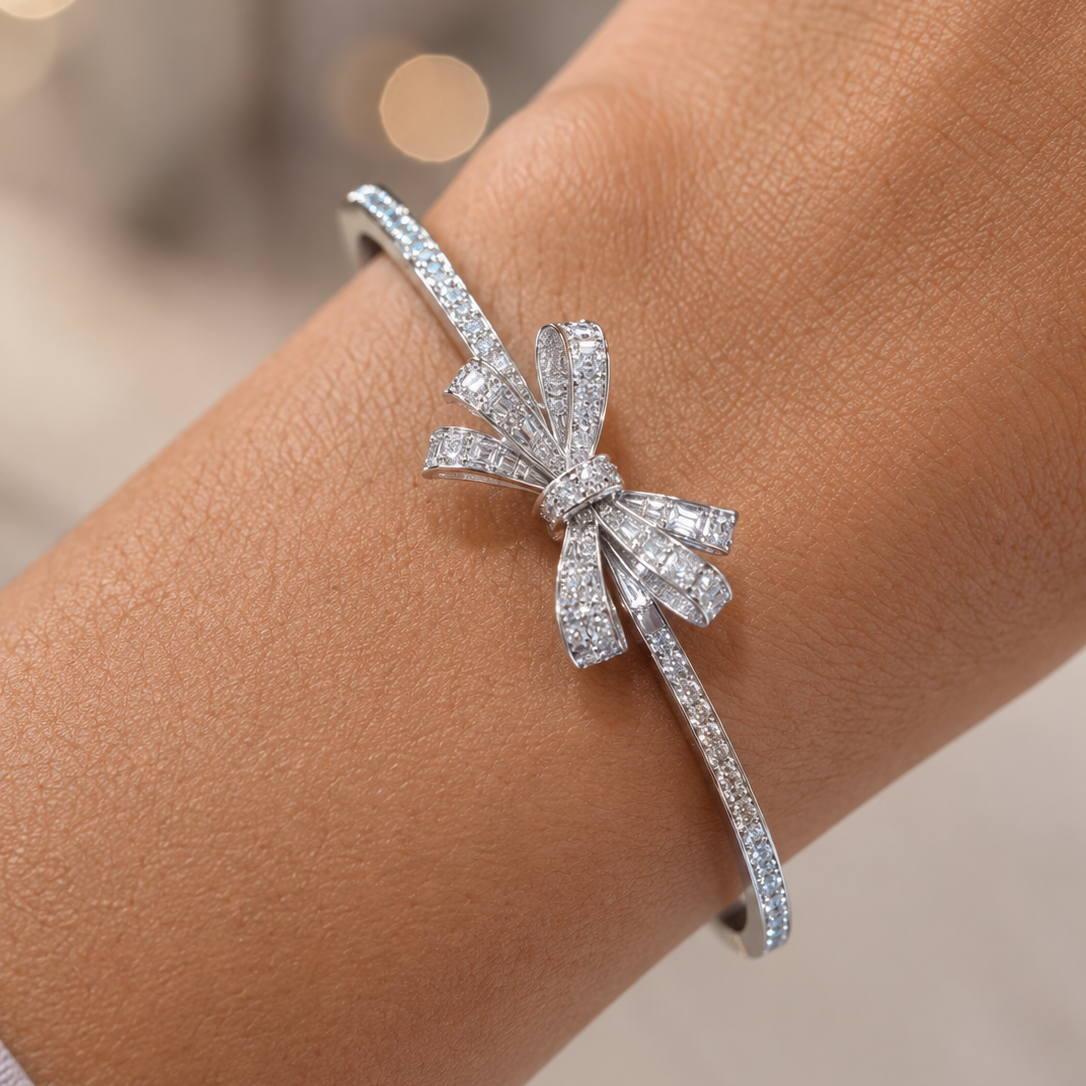 Grace Ribbon Bracelet Cuff