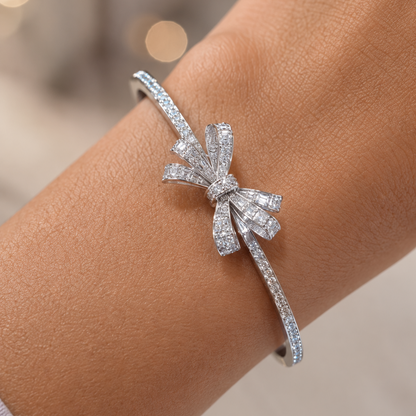 Grace Ribbon Bracelet Cuff