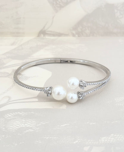 Patterned Band Peal Bracelet Cuff