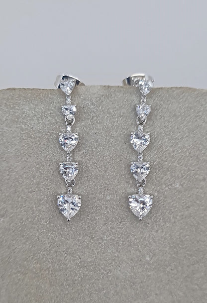 Apoorva Mukhija in Harmonic Heart Earrings