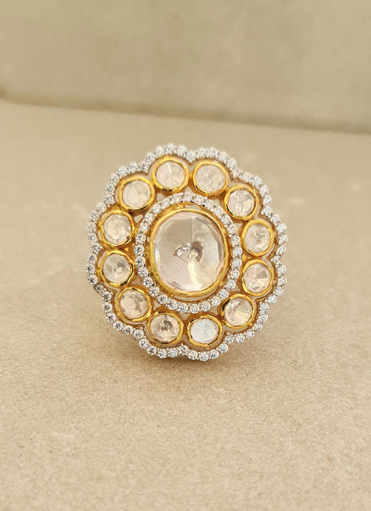 Opal Twist Ring