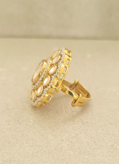 Opal Twist Ring