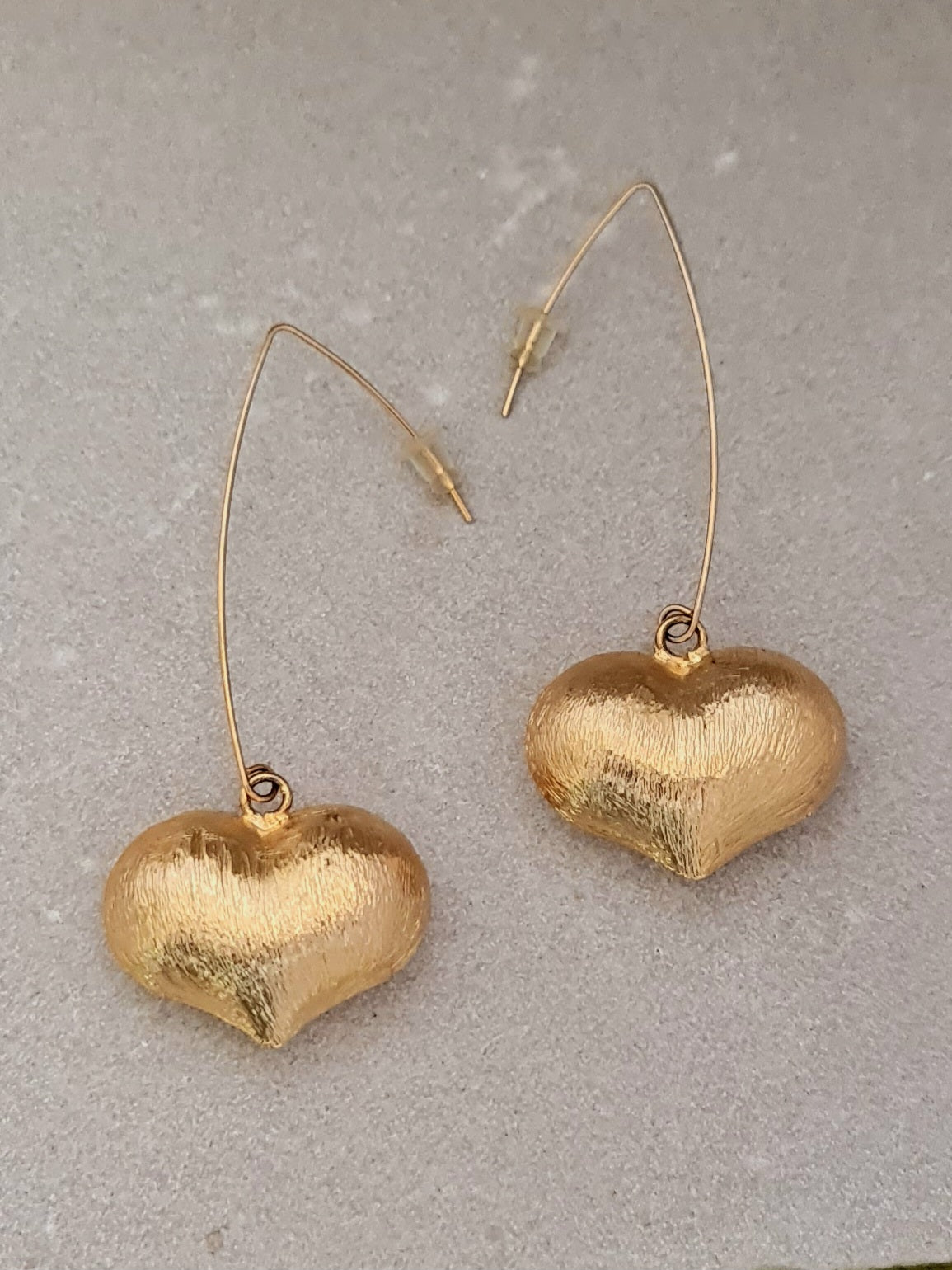 Swinging Heart Earrings
