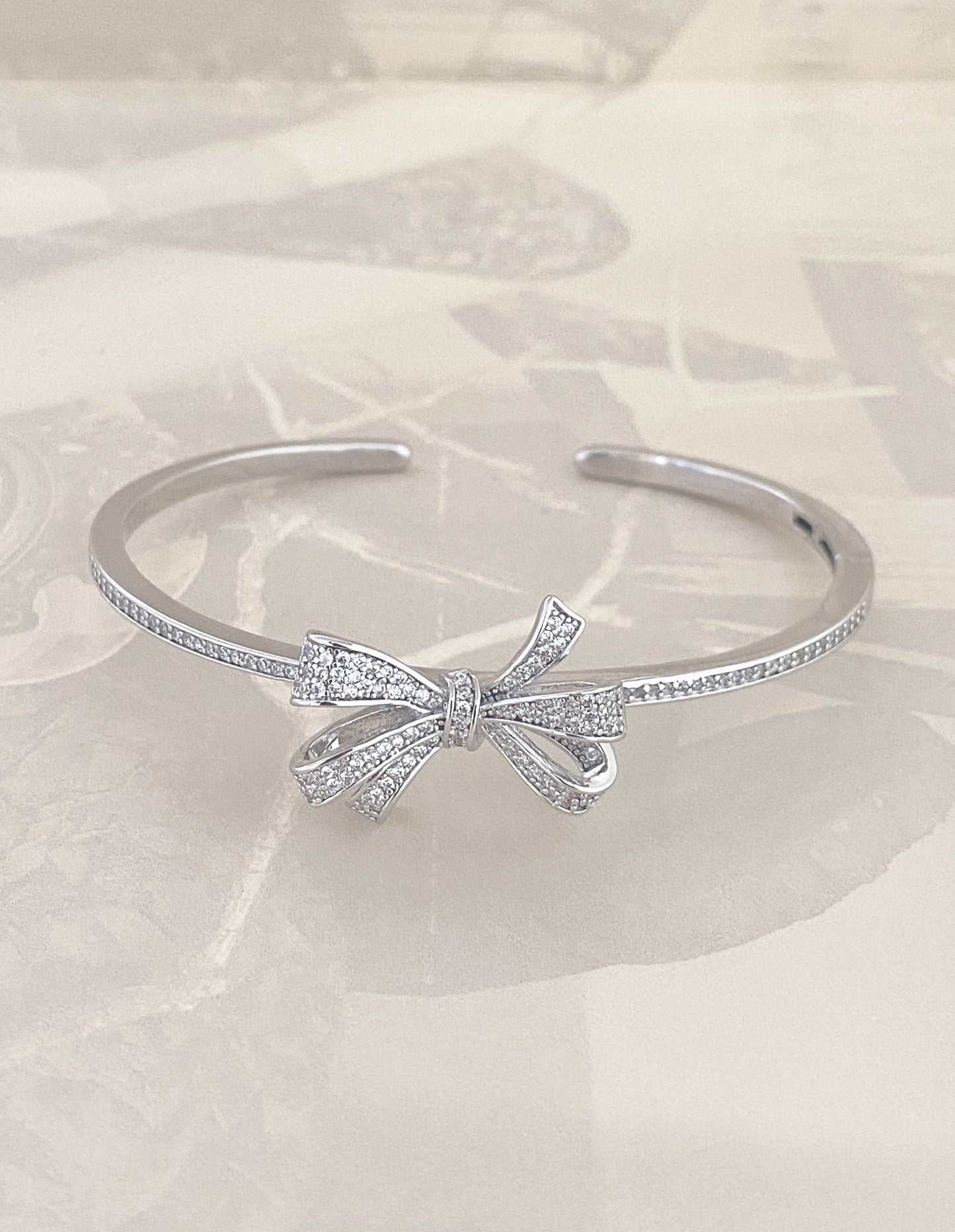 Grace Ribbon Bracelet Cuff