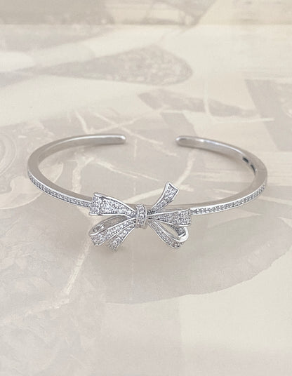 Grace Ribbon Bracelet Cuff
