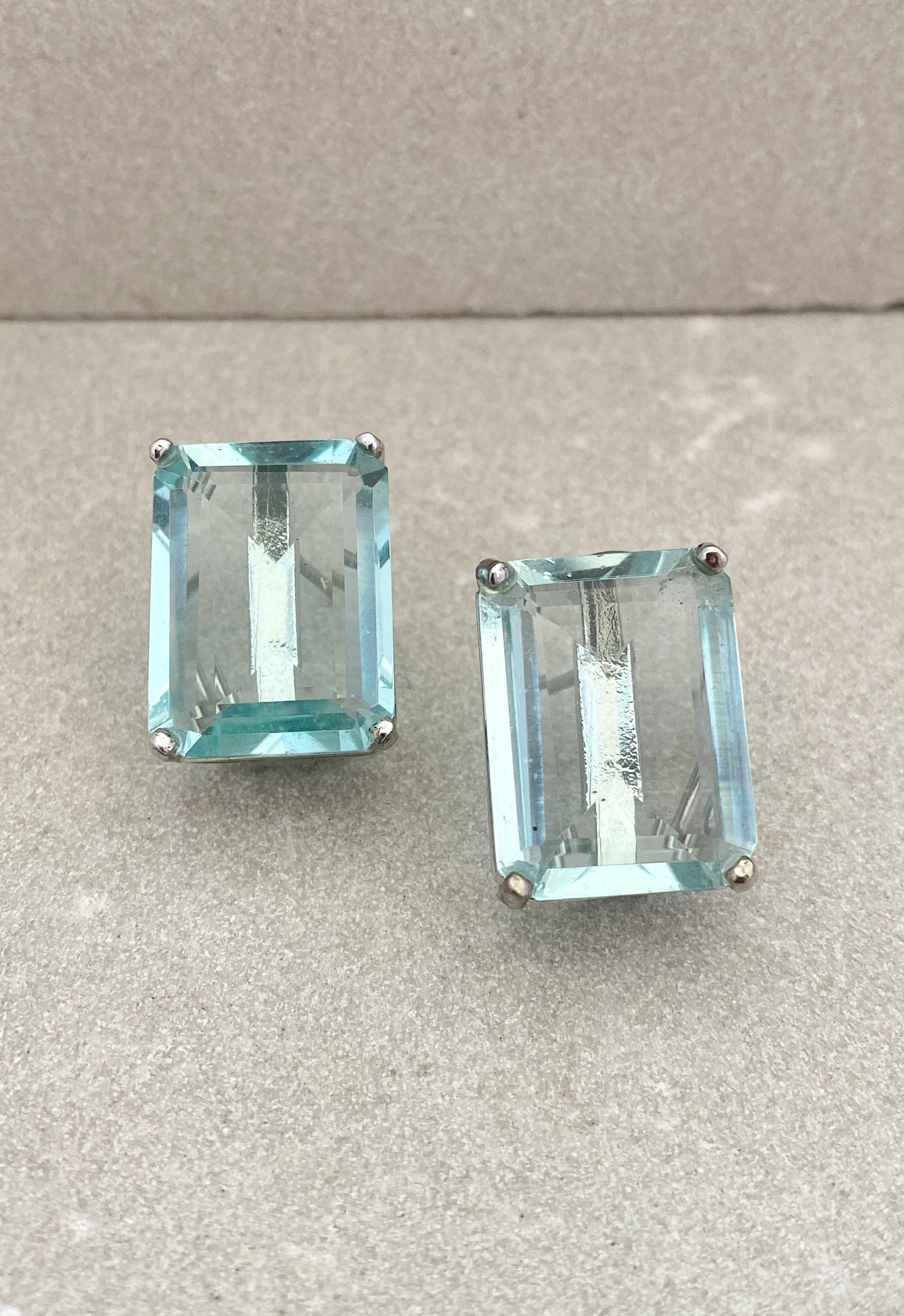 Crystal Clear Doublet Studs