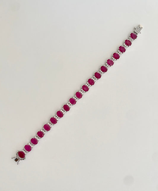 Ruby Glow Bracelet