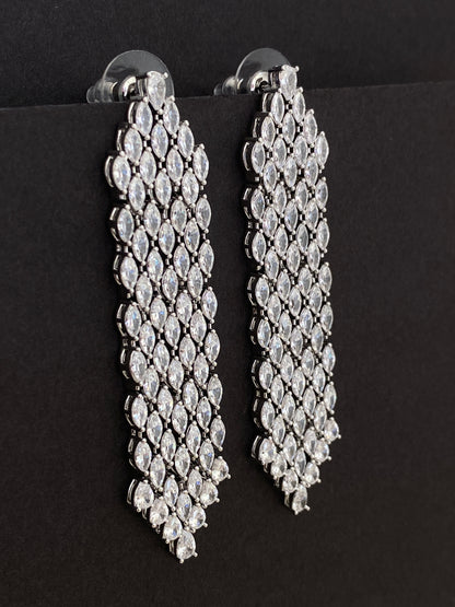 Diamond Drape Earrings