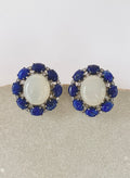 Radiant Gem Circle Studs