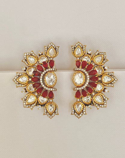 Kundan Bloom Studs