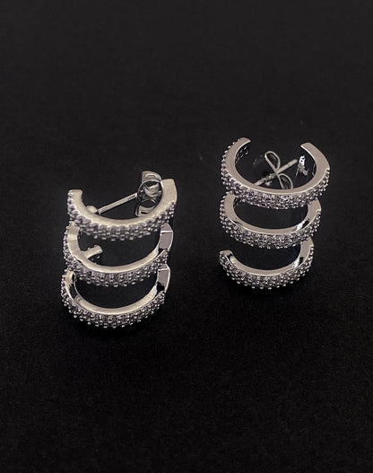 Celeste Cross Studs