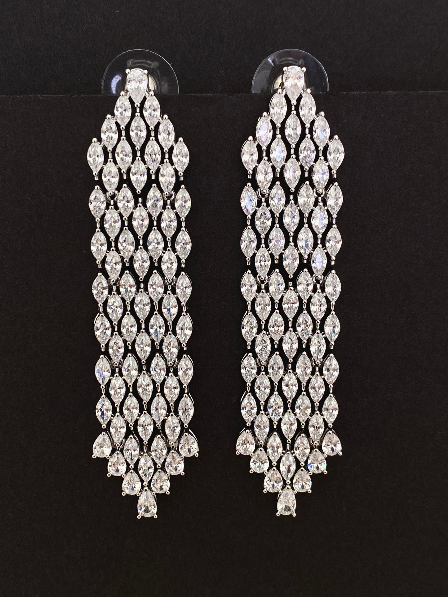 Diamond Drape Earrings