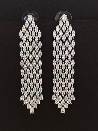 Diamond Drape Earrings