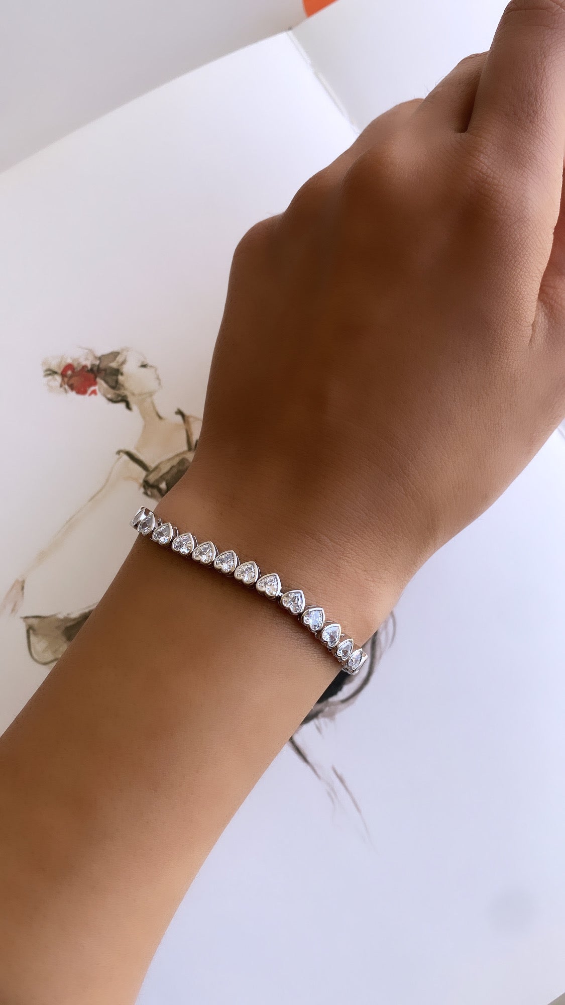 Crystal Cascade Bracelet