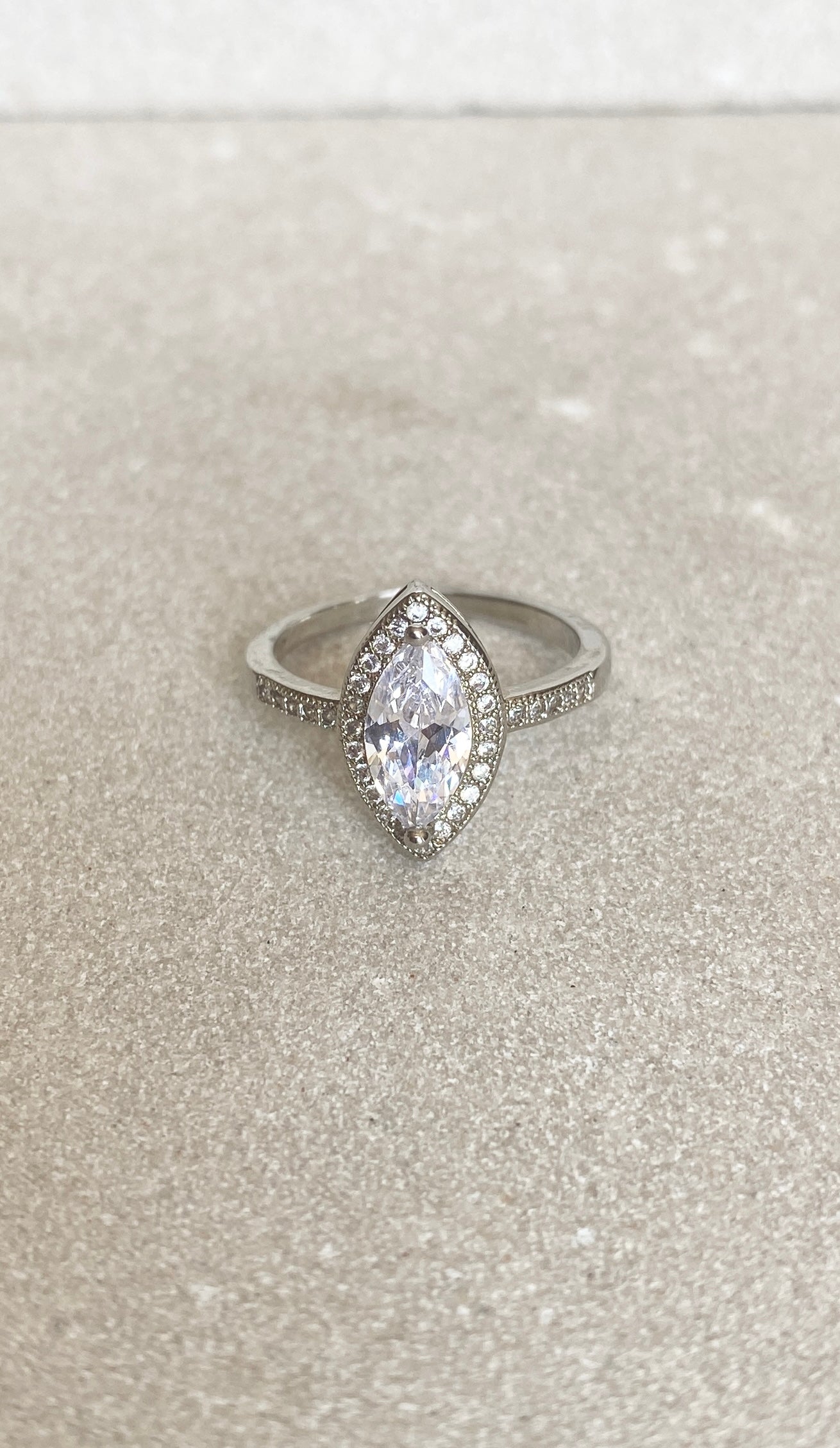 Marquise ring