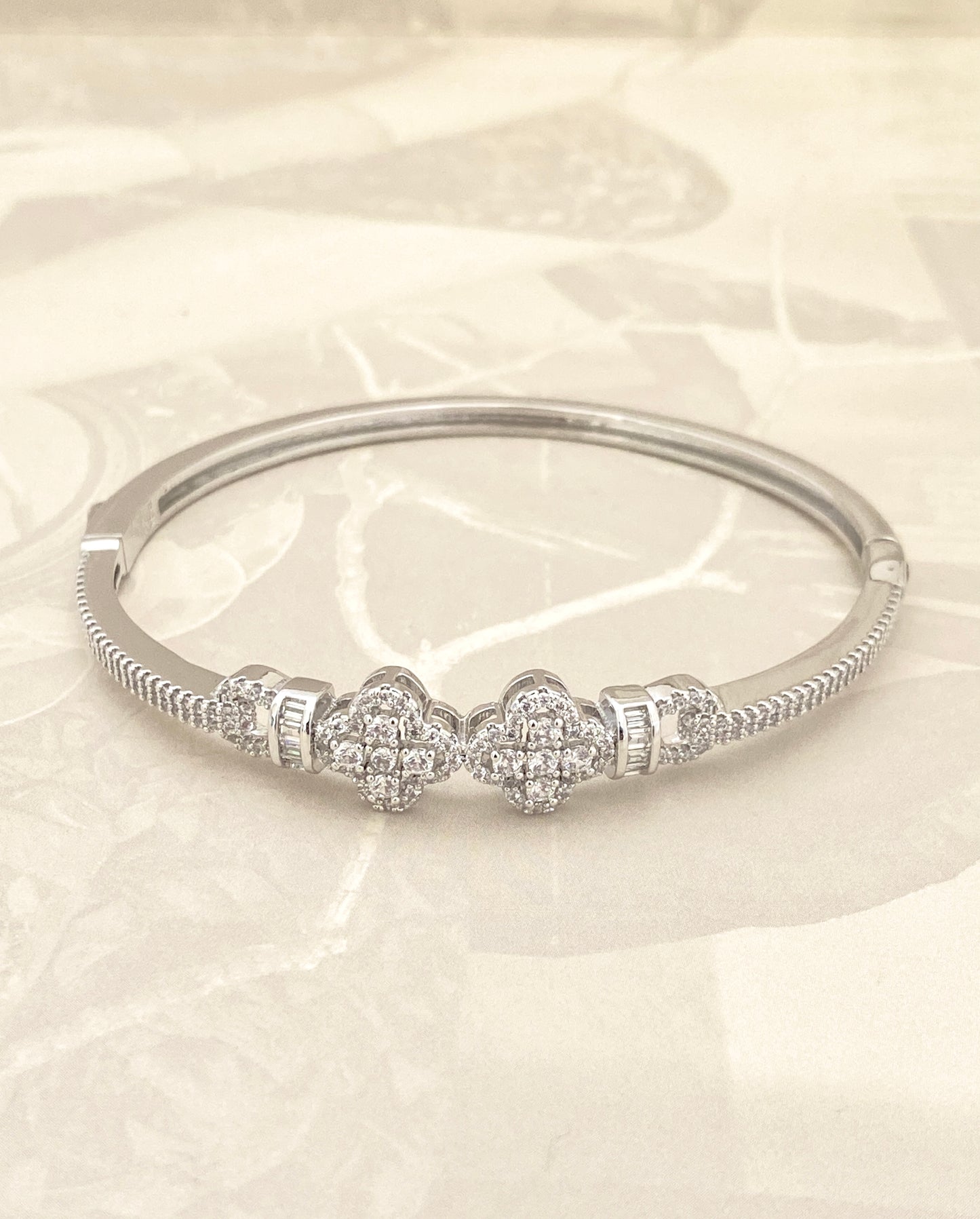 Bloom Knot Crystal Cuff