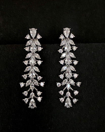 Diamond Vine Earrings