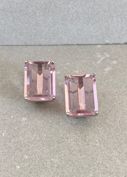 Crystal Clear Doublet Studs