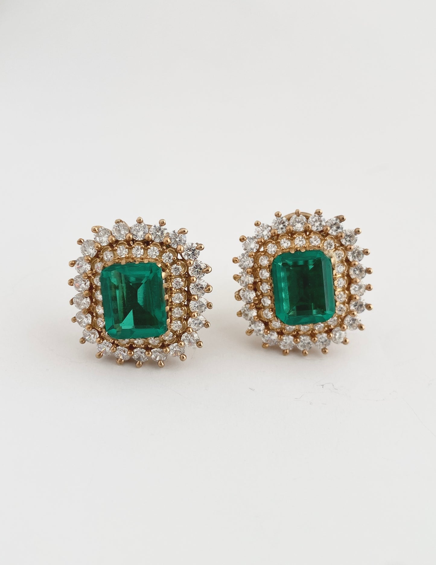 Jade edge studs