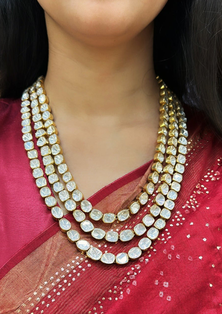 Pristine Polki Necklace Set