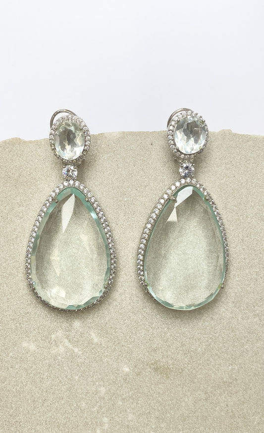 Oval Shaped Doublet Earrings