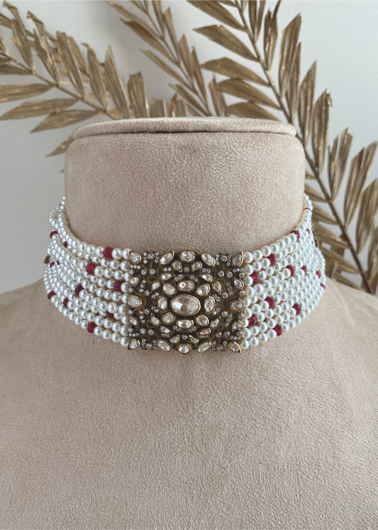 Crimson Heritage Choker